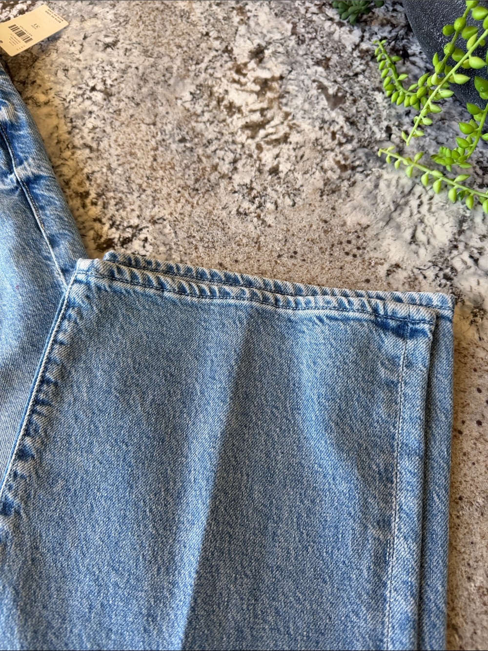 MOTHER Straight Leg Jeans in Light Blue Wash - Picture 2 of 8